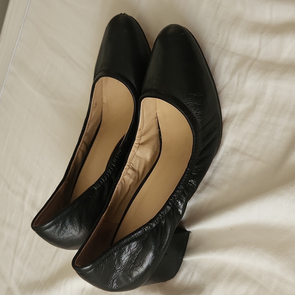 Franco Sarto Black Low Pumps Flicker